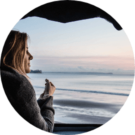 no deal woman looking sea horizon v2