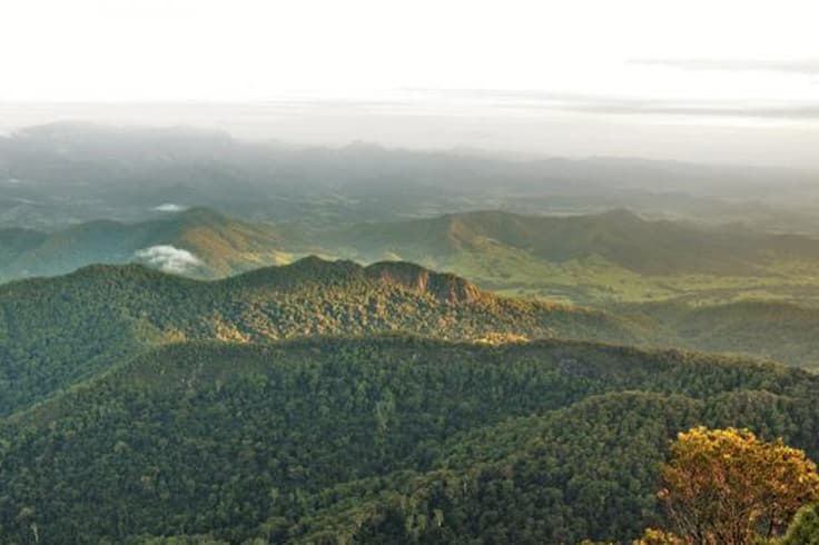 road trip itinerary brisbane to byron bay 3 Scenic view at Wollumbin National Park