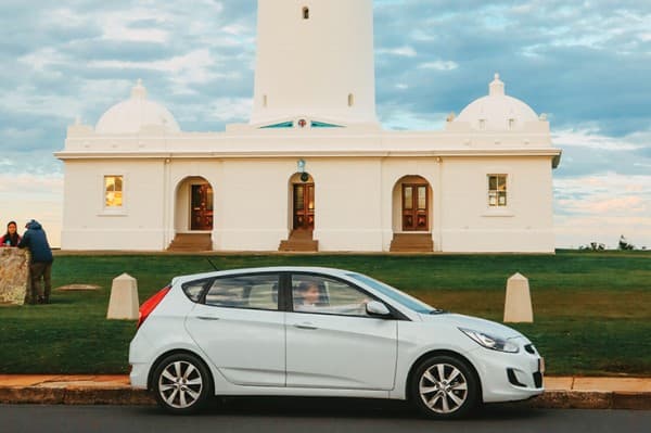macquarie lighthouse car roadtrip sydney nsw