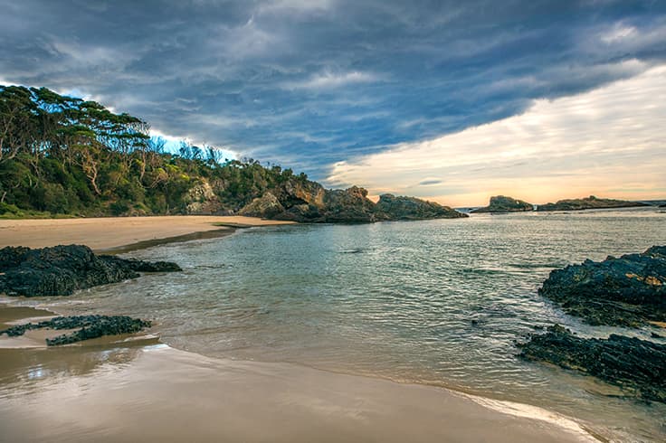 beach at eurobodalla national park beach at eurobodalla national park