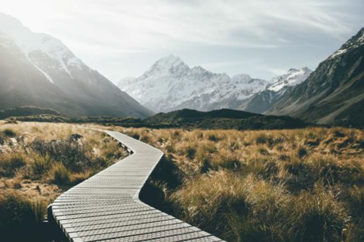 what to expect when travelling nz in winter 4 Boardwalk in mount cook national park south island new zealand